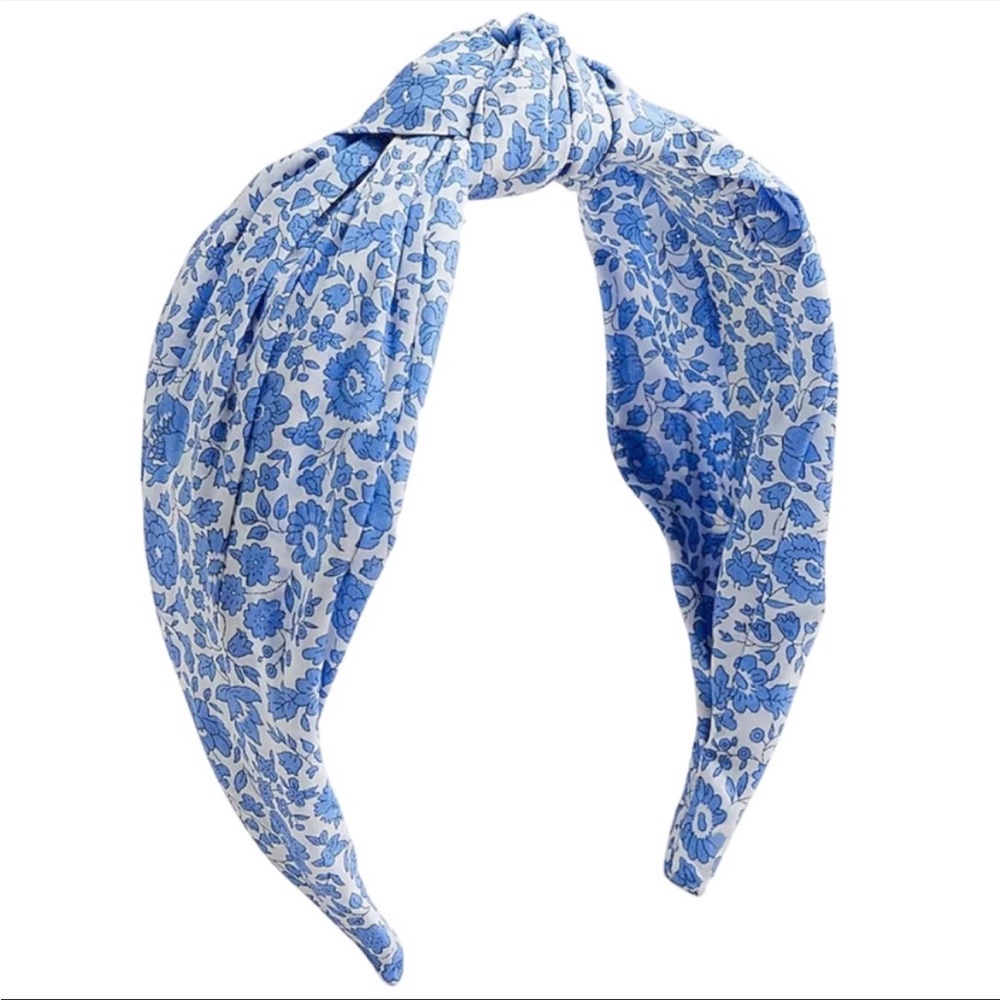 Jcrew knot headband with Liberty fabric